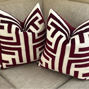 2 Z gallerie pillows.